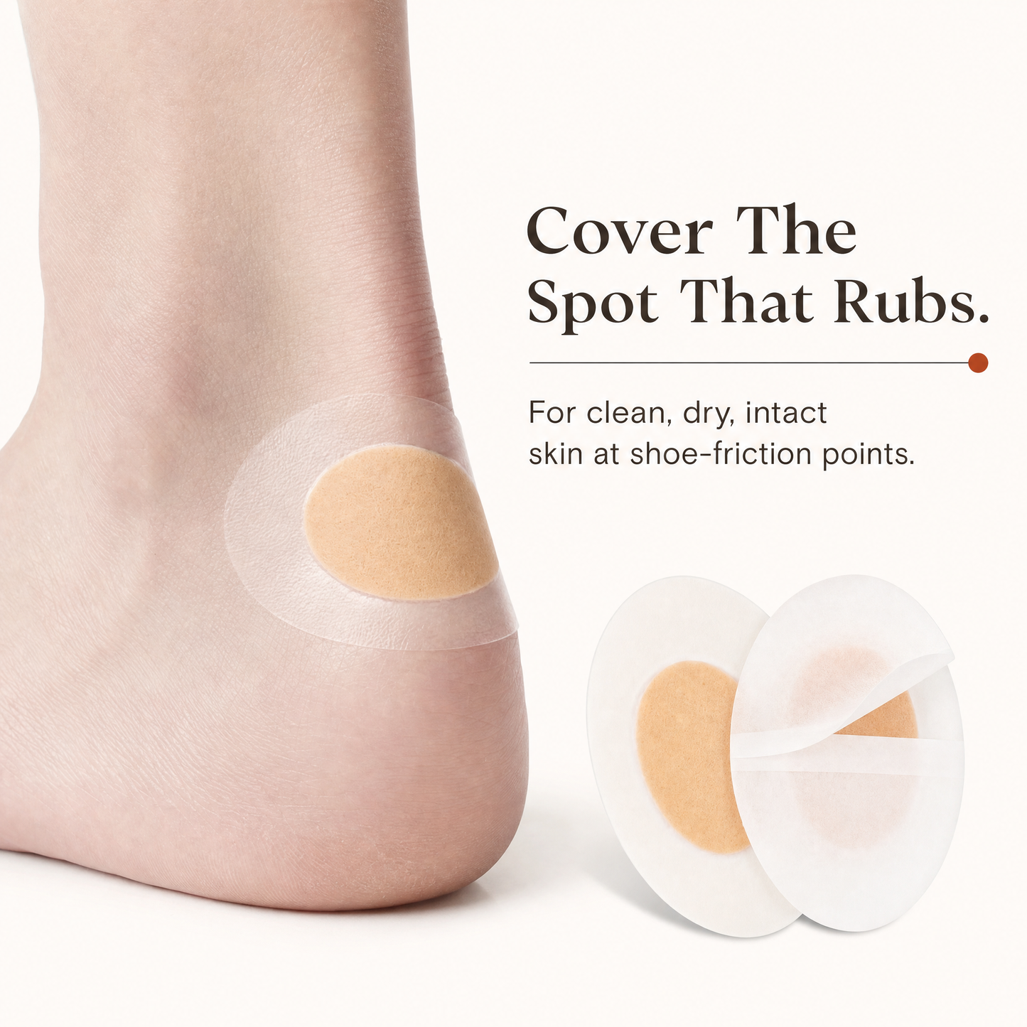 ARVIENO Hydrocolloid Heel Patches — Upgraded Core