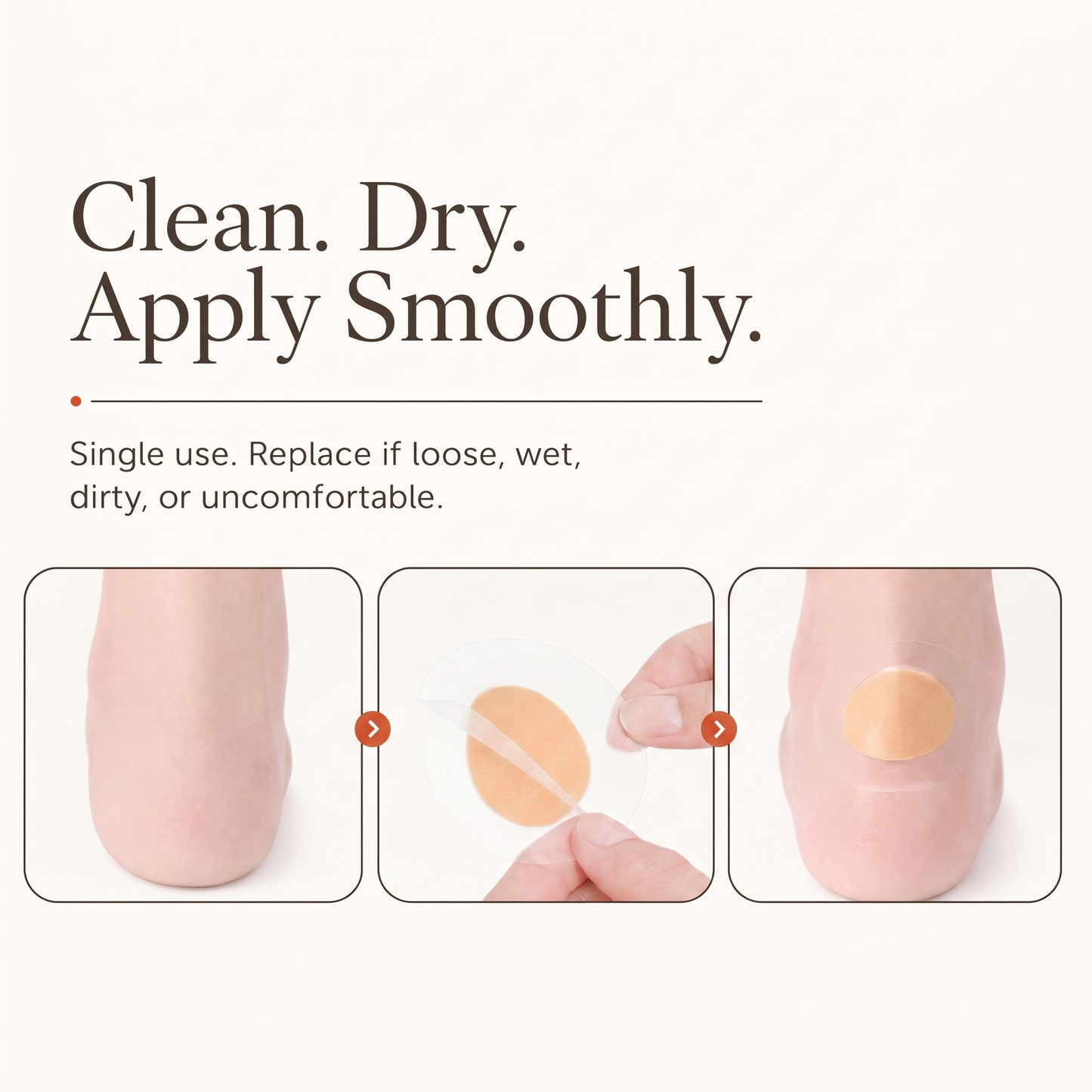 ARVIENO Hydrocolloid Heel Patches — Upgraded Core